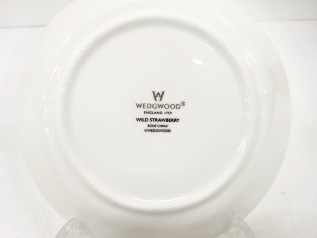  WEDGWOOD　ウェッジウッド　ワイルドストロベリー　カップ＆ソーサー　ペア　洋食器